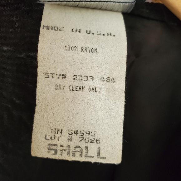 Small Vintage 90's Tie Print Grey Red Green Vest - Picture 4 of 5